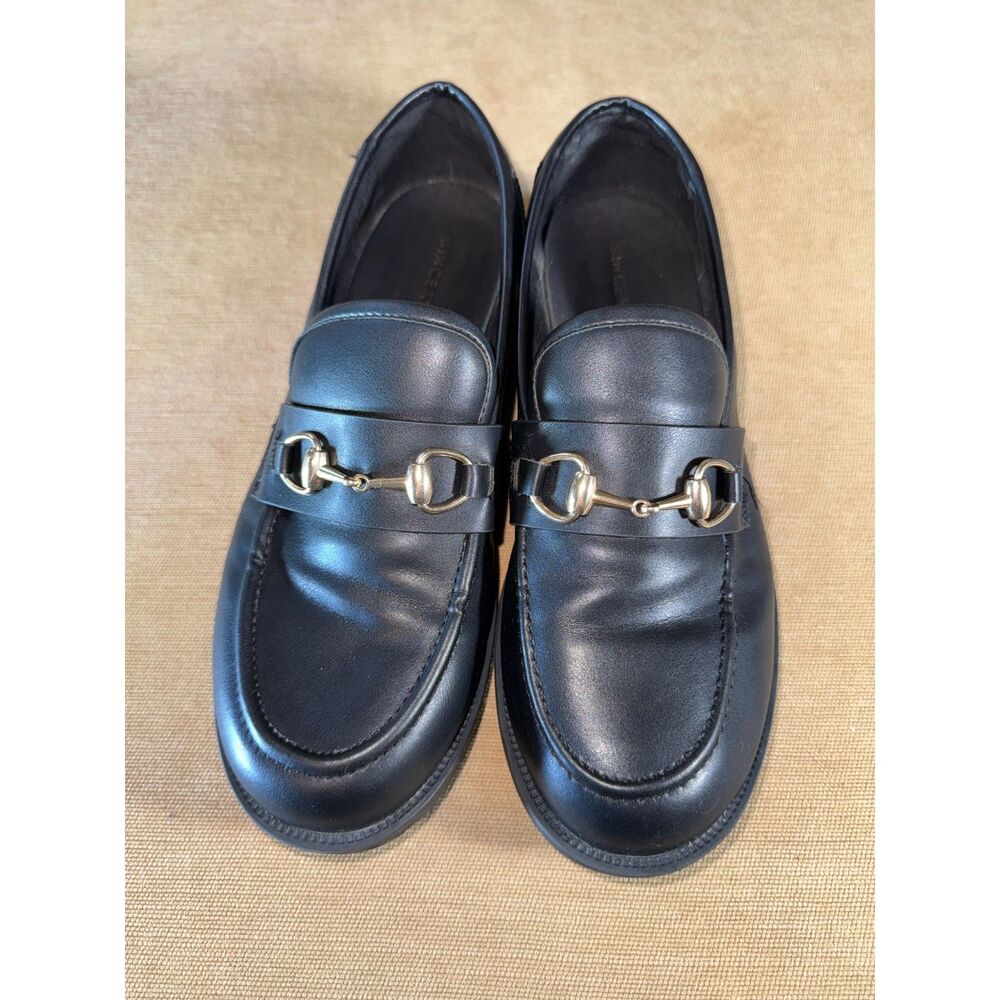 Sincerely Jules Black Loafers Faux Leather Sz. 9M